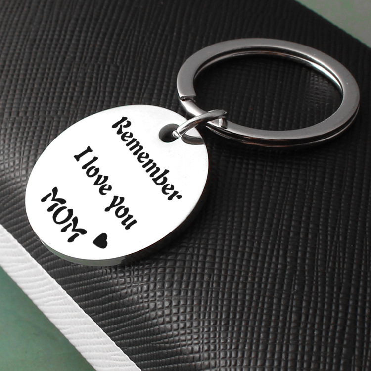 Father's Day Mother's Day Stainless Steel Keychain Wholesale display picture 4