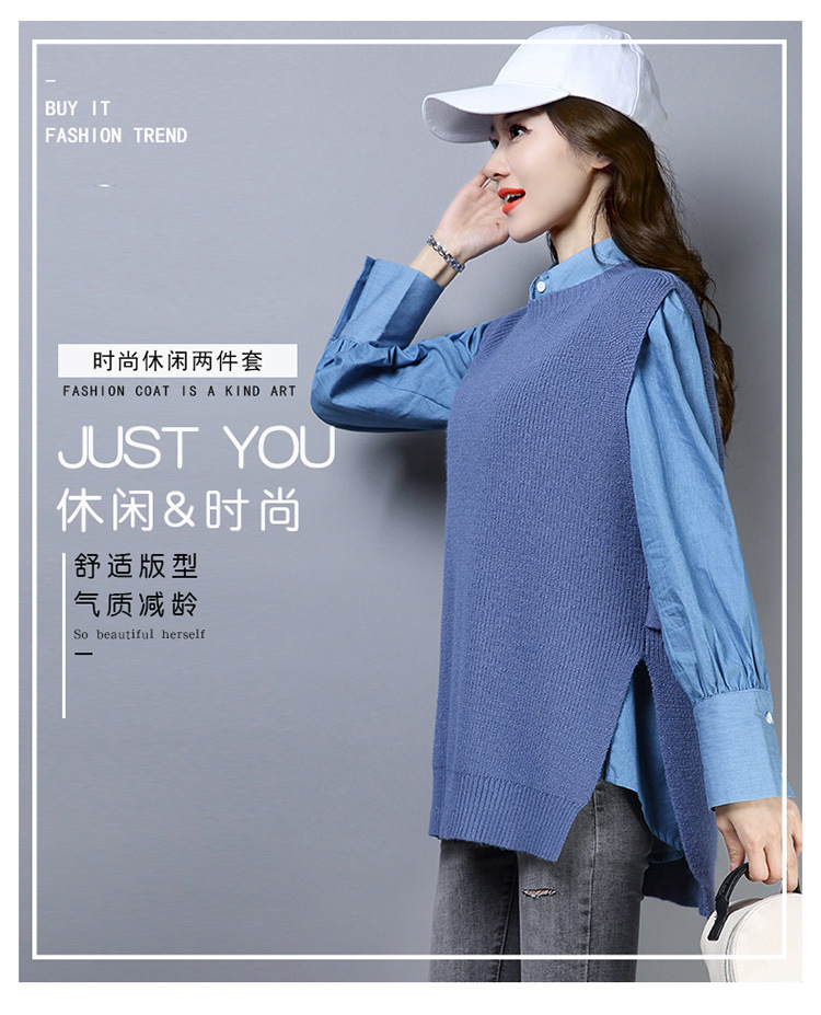 Gilet femme XIN YUROU en Tricot - Ref 3316676 Image 9
