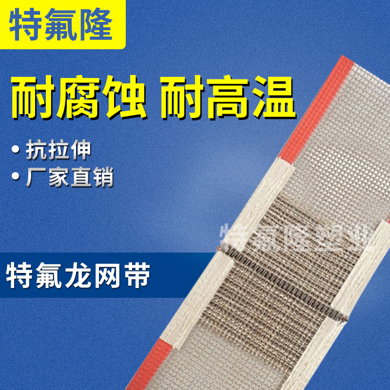 耐高温聚四氟乙烯特氟龙网格输送带铁氟龙机网带制烘干输送传送带
