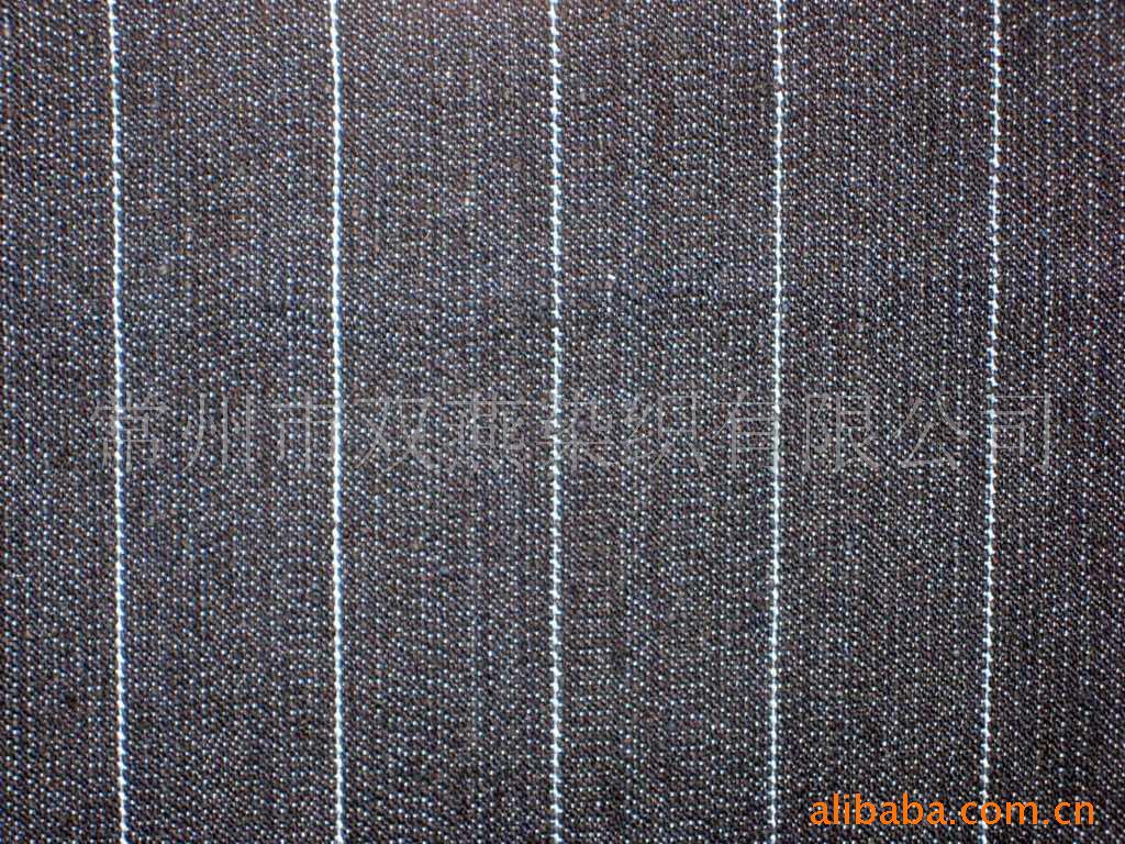 【厂家直销】供应棉涤弹力提花牛仔布（外销一等SY-01-033#）