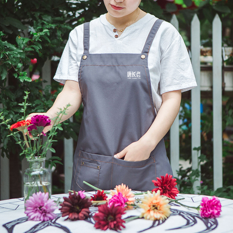 Corea del Sur creativo cabestrillo falda de tela pato asado papelería de cocina librería fresco floral supermercado ropa lote estilista restaurante occidental
