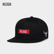 NUZADA 亚马逊刺绣LOGO欧美潮牌棒球帽男女士中性棉质品牌嘻哈帽