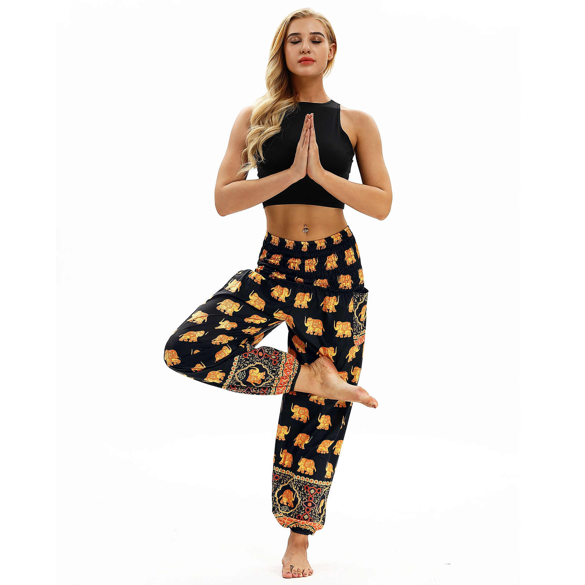 printing loose sports yoga pants Nihaostyle Clothing Wholesale NSMDF67669