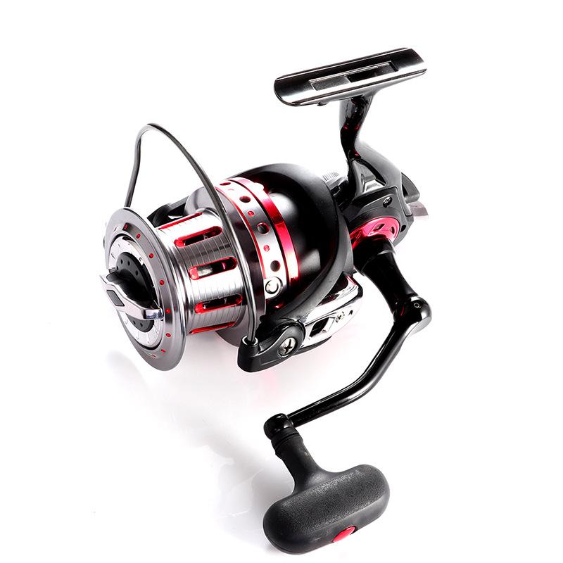 Rueda de metal de largo alcance 10000 serie rueda de pesca súper grande rueda de pesca de largo alcance rueda giratoria carrete de pesca