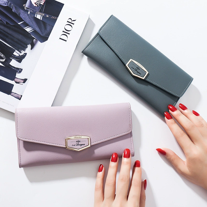 Длинный модный вместительный кошелек, коллекция 2022, корейский стиль, оптом