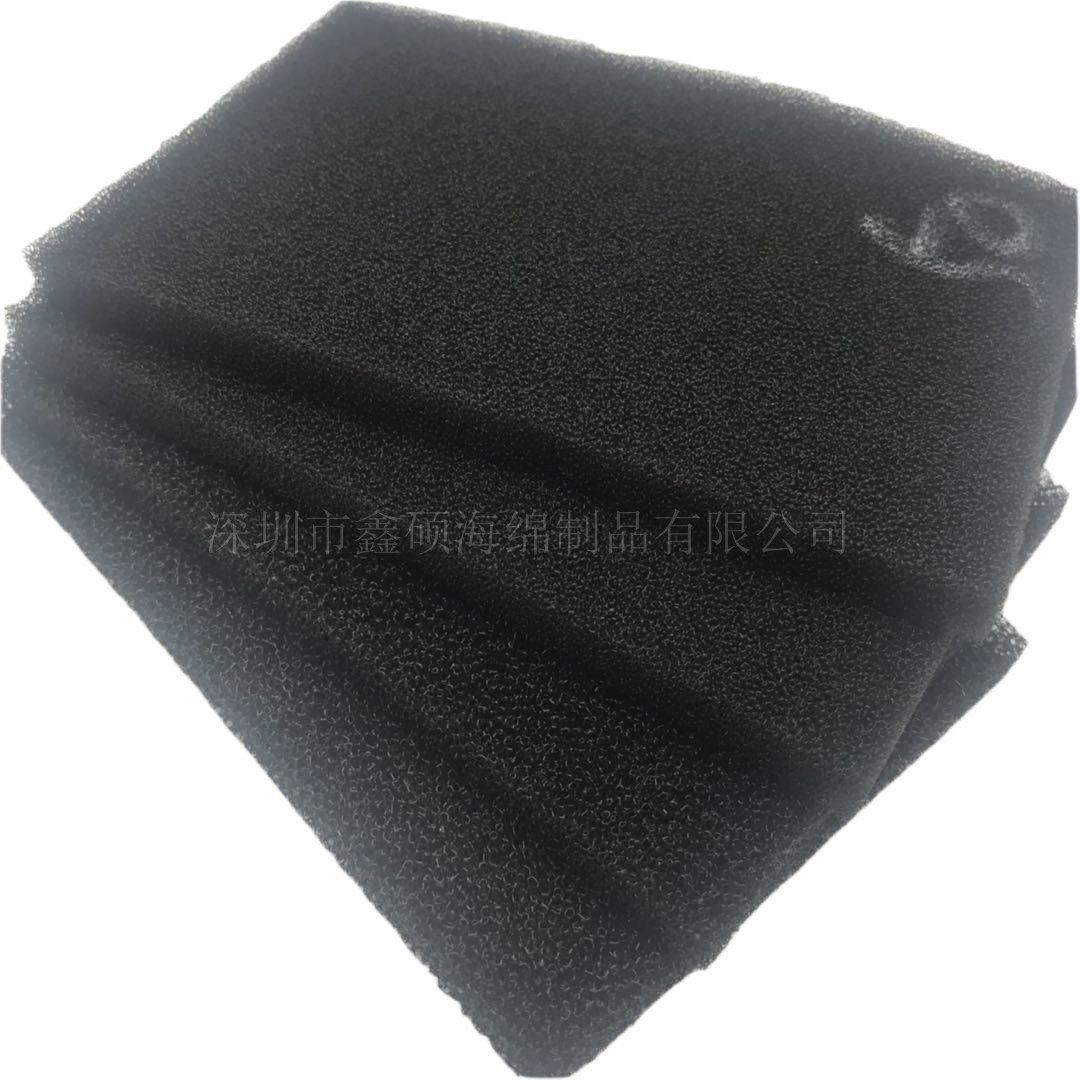 空气压缩机过滤棉净水器过滤棉粗孔过滤棉黑色开孔海绵片材