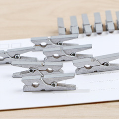 3cm photo holder with gold and silver photo frames, small wooden clips, storage clips, message clips