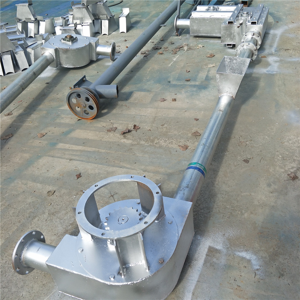 成都 钙粉管链输送机不外泄环保管链机密闭圆管水平输送机