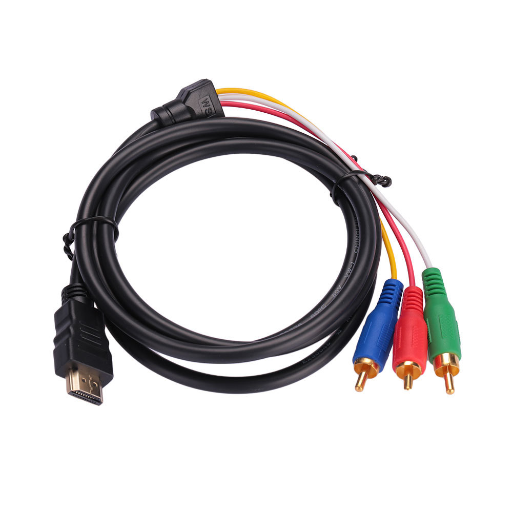 (中性)HDMI转AV HDMI转色线 绿蓝红