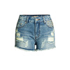 Street pats summer holes old loose loose feet jeans shorts   