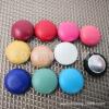 Polyurethane cloth buttons, earrings, 2022, Korean style, handmade