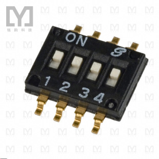 97R04ST��DIP�_�P��SWITCH SLIDE DIP SPST 25MA 24V