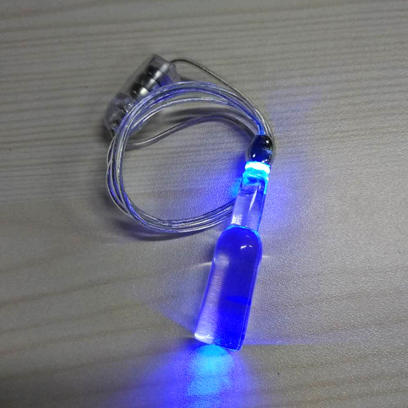 发光项链 led发光项链 圣诞节发光项链 发光挂挂绳