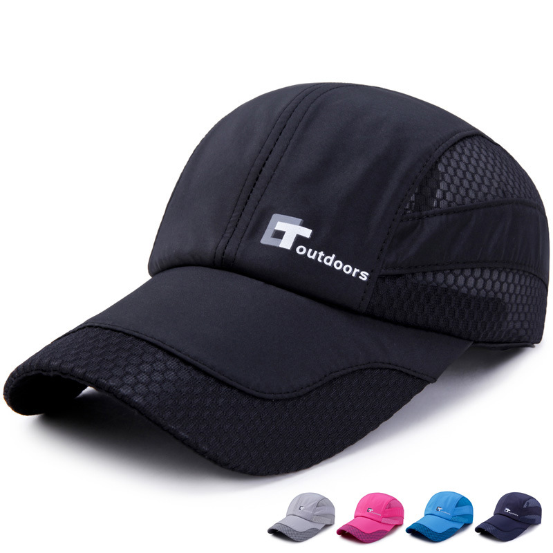 Quick outdoor shading, fishing, sun protection, quick drying hat, waterproof men's sports duck tongue hat_voghion.com