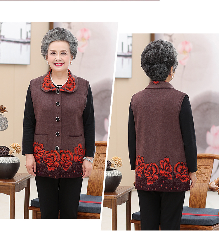 Gilet femme MOUTON ROUGE en Tricot - Ref 3317920 Image 10