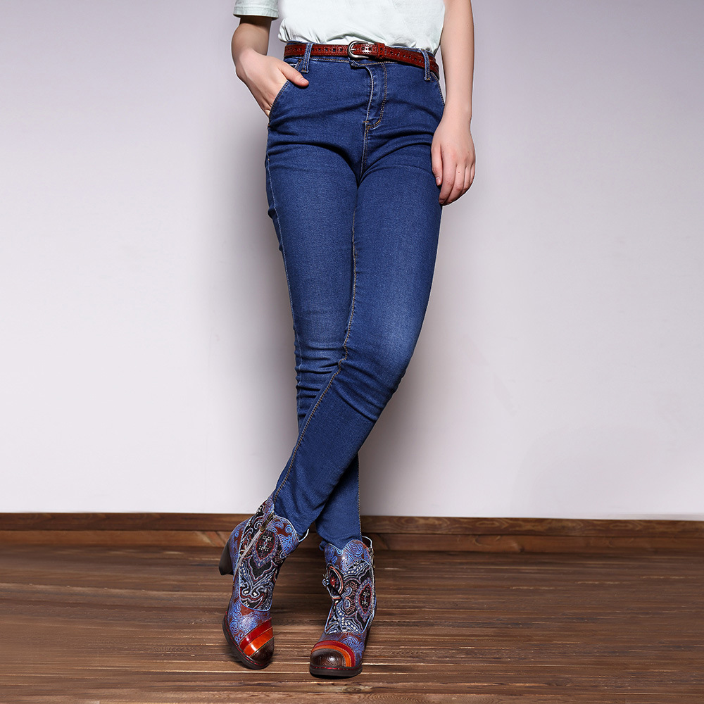 Bottes femme en En cuir - Ref 3355507 Image 7