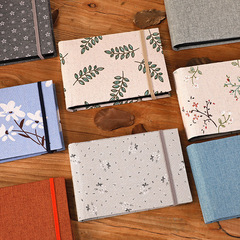Manufacturer wholesale 6-inch photo album, fabric-covered tethered 6-inch 100-photo album, Polaroid photo postcard storage book