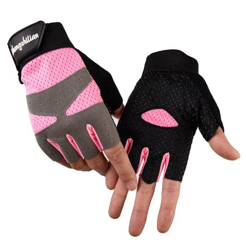 One piece drop shipping summer wristband fitness half finger gloves for men outdoor sports cycling dumbbell gloves for women manufacturers wholesale