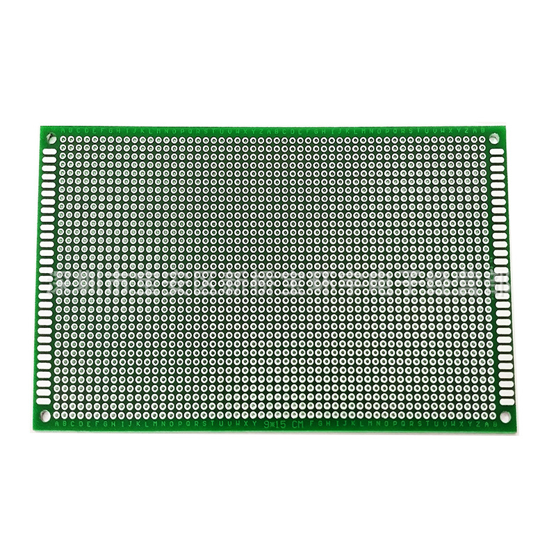 9*15CM双面喷锡 1.6厚2.54间距 万能板 万用电路实验洞洞板PCB