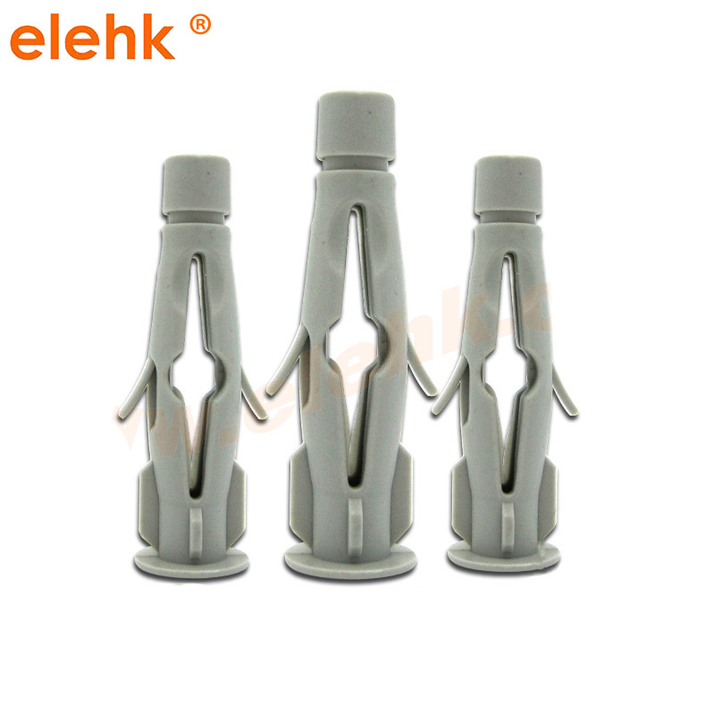 厂家直销塑料膨胀管中空型膨胀螺栓尼龙塑胶胀栓韧性好尺寸全