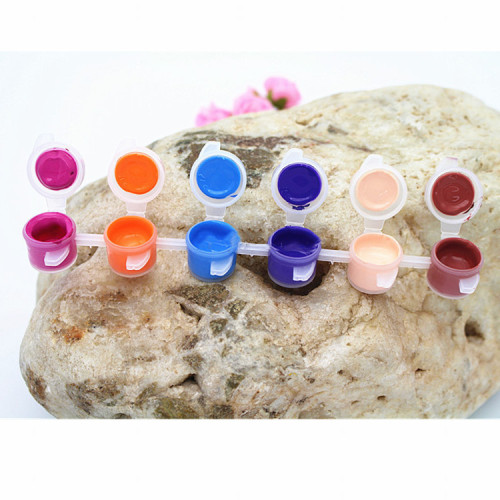 3ml6 One-Piece Acrylic Paints DIY Graffiti Art Paints, Plaster Coloring Pigments, Acrylic All-in-One Paints