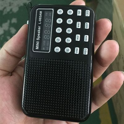 外贸电子L-065迷你插卡音箱小录音机  FM收音机MP3老年人唱戏机|ms