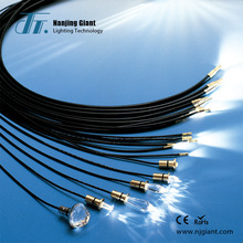 照明用光線纜 PMMA單芯黑色外層塑料光纖纜