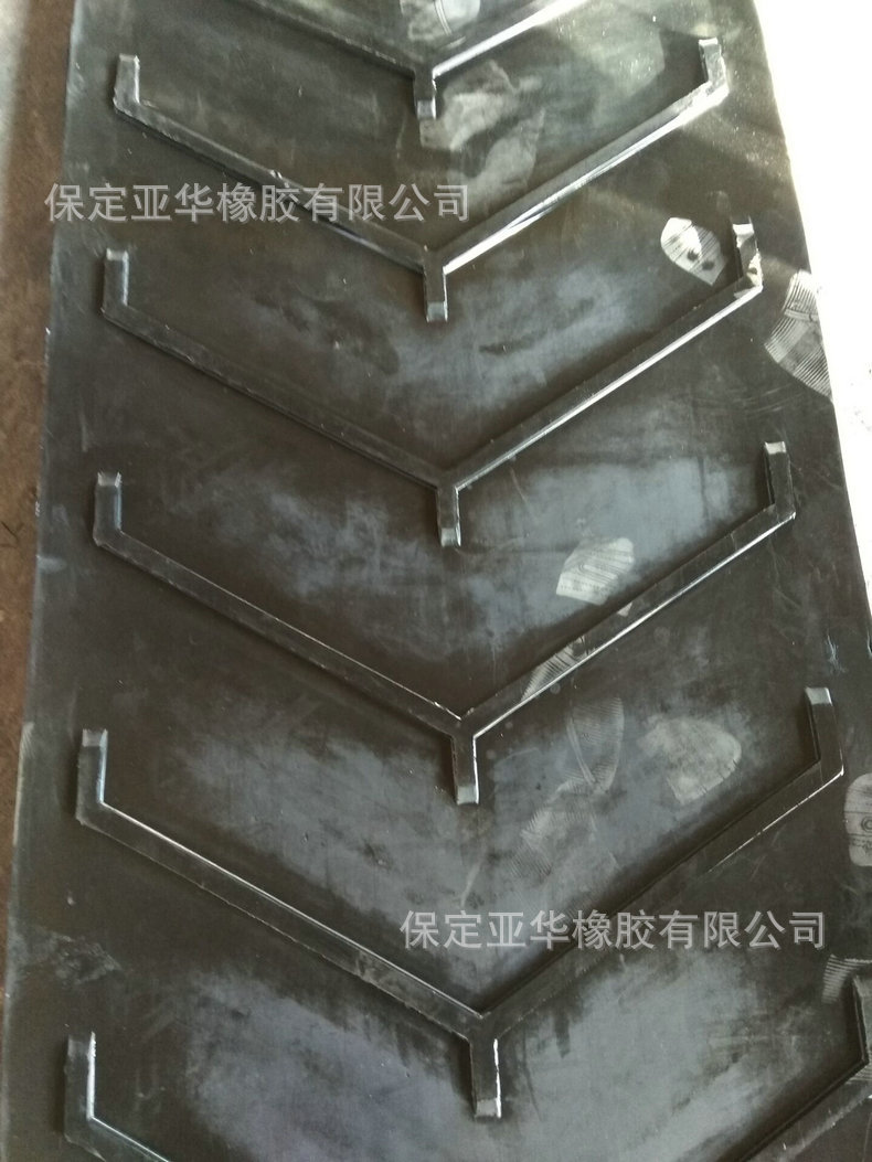 厂家提供橡胶帆布输送带 人字形橡胶输送带 防潮橡胶传送带|ms
