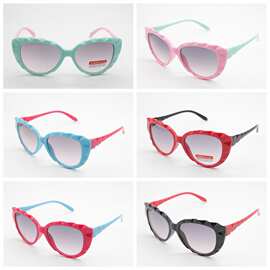 2019 儿童新款时尚造型太阳镜，太阳镜，有现货，6色混