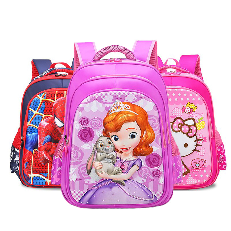 厂家跨境儿童书包小学生男孩女生1-2-3-6年级减负护脊双肩包韩版|ms