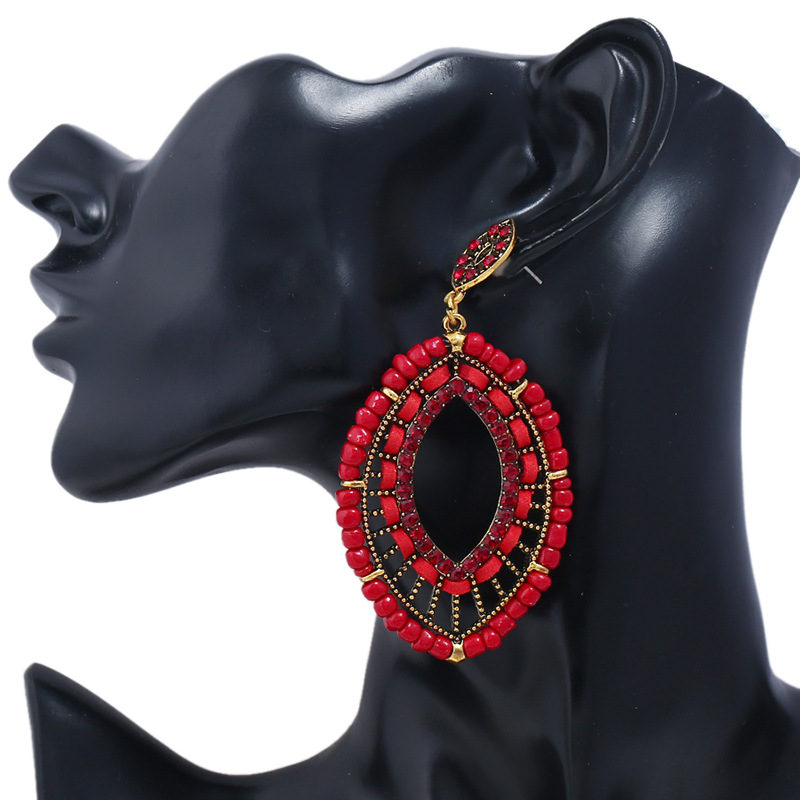 Retro Pendant Earrings display picture 2