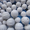 Plastic round beads, pumpkin lantern, white flashlight