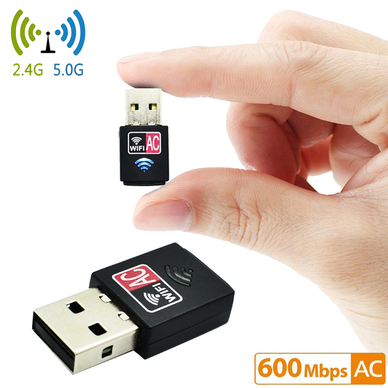 Dongle double fréquence 5G carte réseau sans fil 600M - Ref 3426690 Image 1