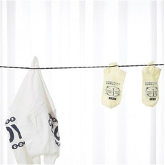 Outdoor clothes drying rope with suction cup, multi-functional clothes hanging tool, household portable rope, no need to punch holes