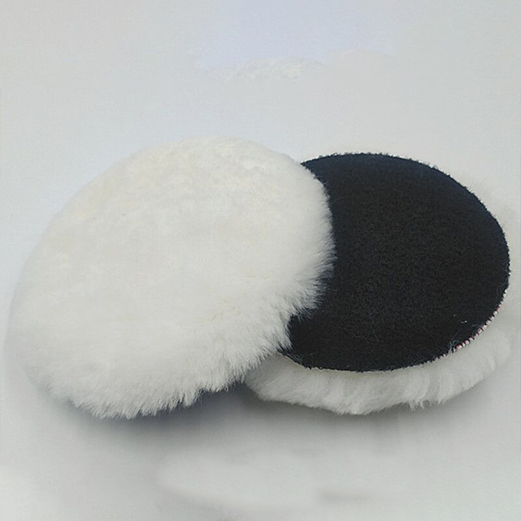 3-7 pulgadas de lana autoadhesiva disco de pulido bola de lana disco de pulido coche de lana de belleza Placa de esponja rueda