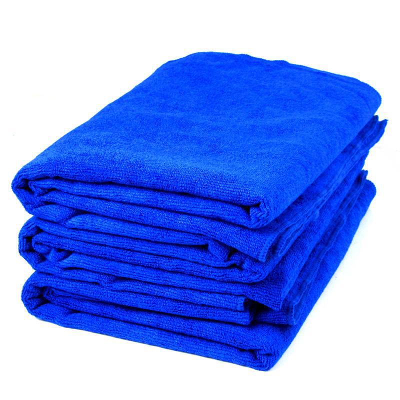 毛巾厂家直销300克3575超细纤维擦车巾 洗车行专用中厚款吸水巾