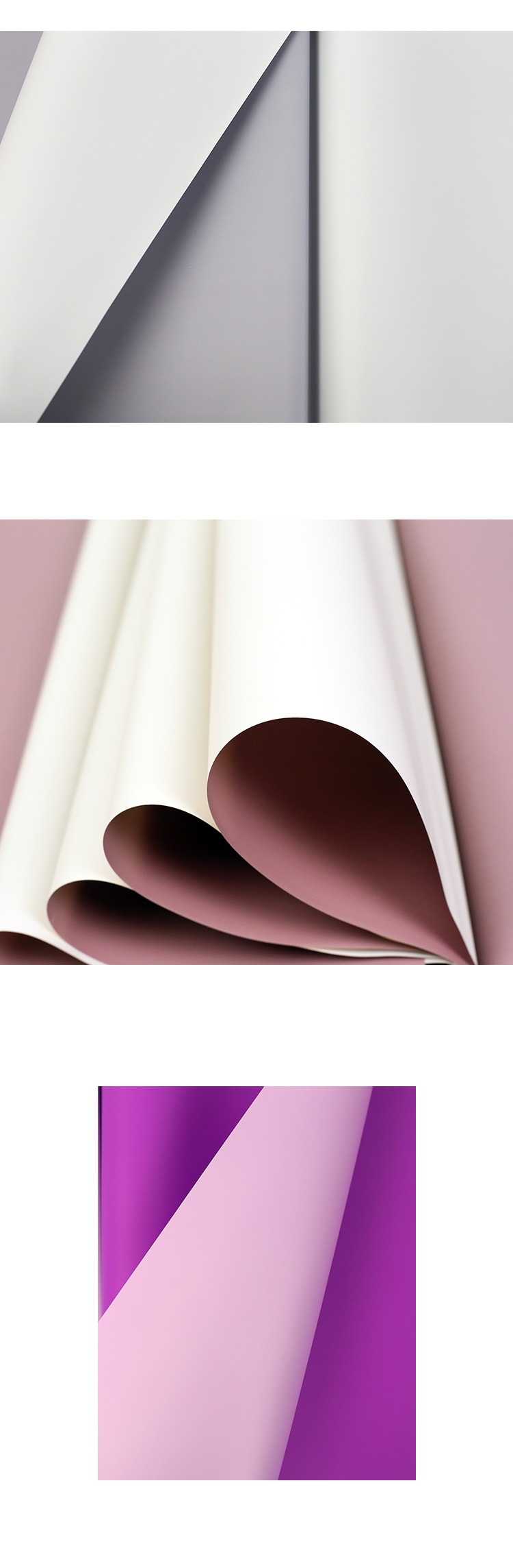 Ruiqu Morning Mist Soft Light Two-color Paper Flower Bouquet Wrapping Paper, Christmas Gift Packaging DIY materials, Flower shop supplies detail image 7