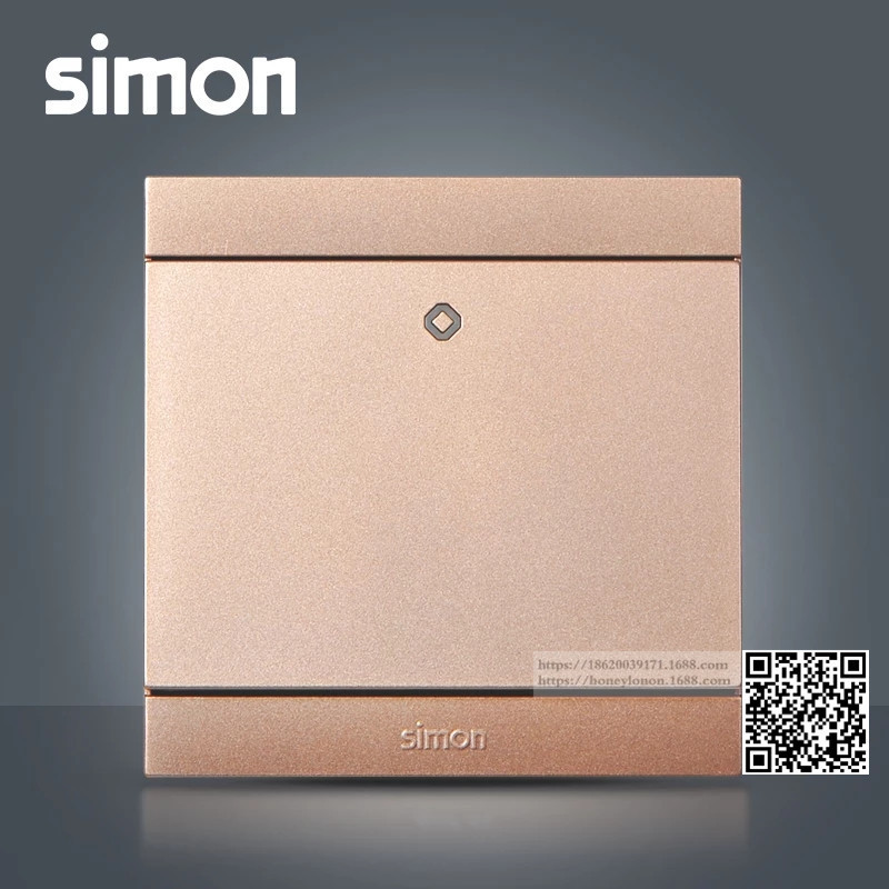 Simon/西蒙 i3系列 一位双控换向开关带指示(香槟)311026Y-44
