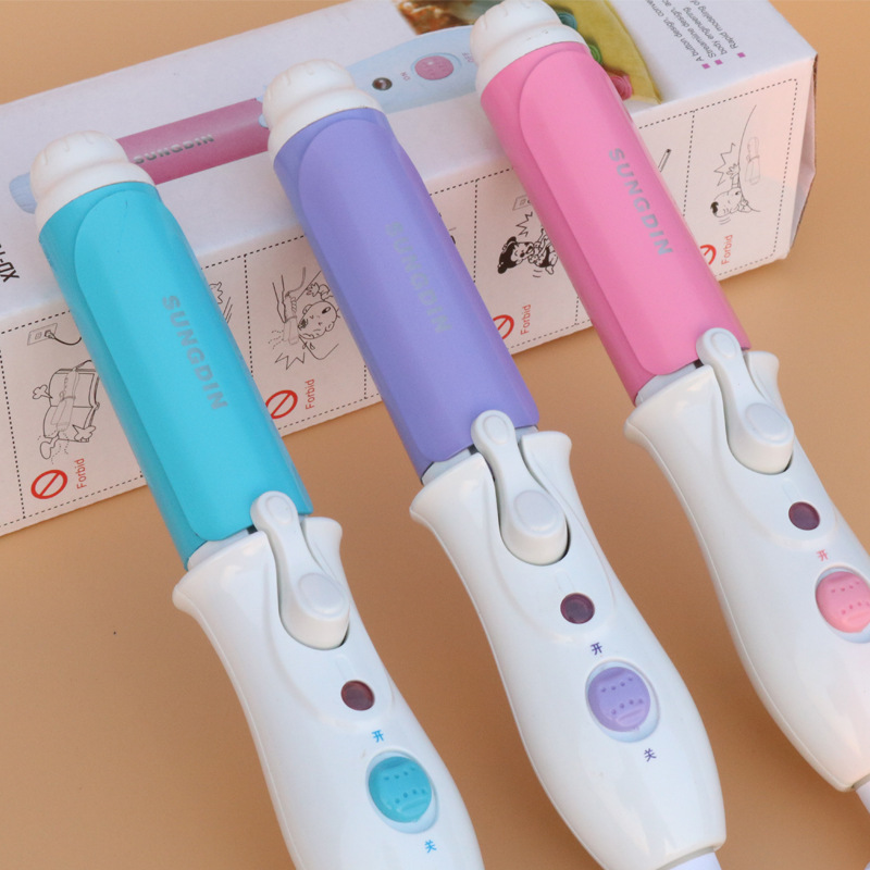 Mini Hair Curler Air Bangs Ceramic Glaze Small Electric Hair Curler Rinka Haircut Inner Buckle Does Not Hurt Hair Perm 25mm display picture 3