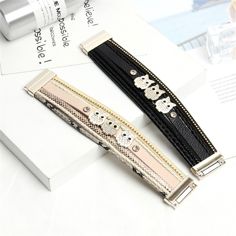 Fashion Diamond Magnetic Buckle Bracelet display picture 7