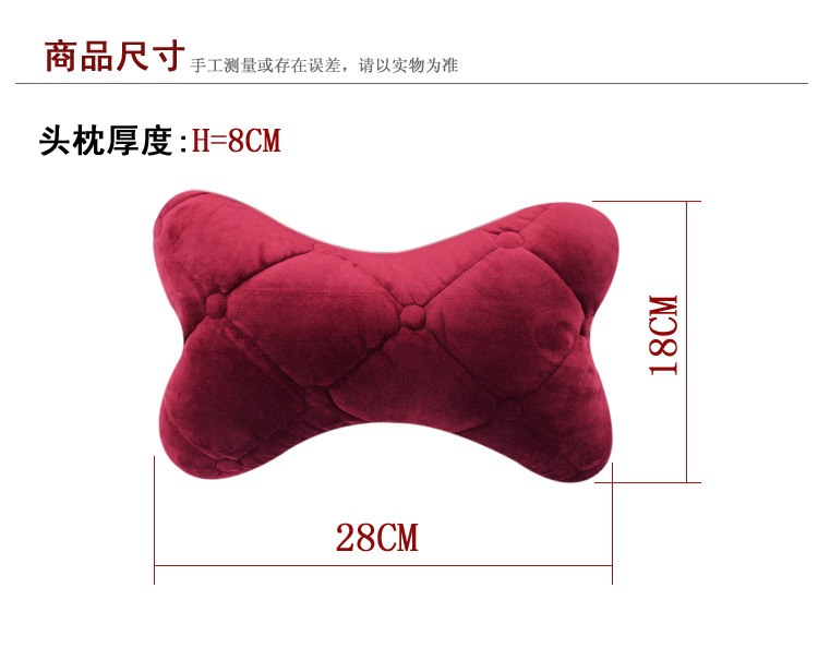 Car headrest Four Seasons universal headrest pillow winter New plush headrest side pillow protective pillow car interior accessories