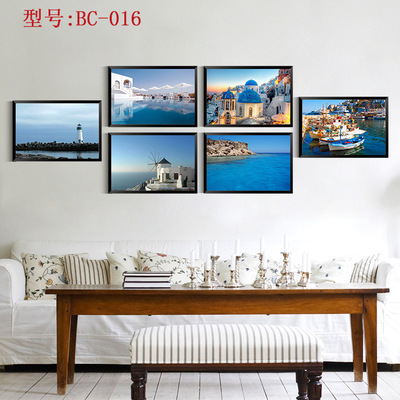 factory customized On behalf of customized Framed painting Multicolored outer frame size Can be attached label