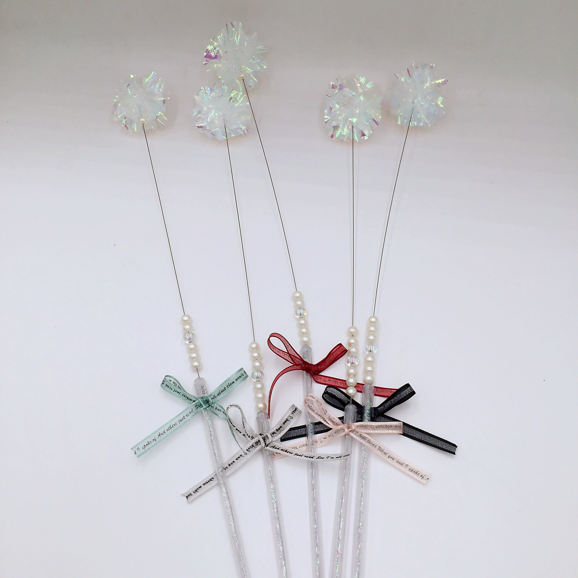 Evanity Кошка Дразнить палка звенящий бумажный шарик эластичный Кот дразнить палка длинный стержень цвет Кошка Дразнить палка кошка игрушка