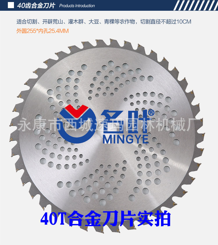 10 "x 3 T BrushCutter Trimmer Cuchilla 3 Diente Strimmer Parte Bush