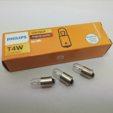 飞利浦 T4W PHILIPS 12V 4W 12929 BA9S汽车仪表指示普桑示宽灯泡