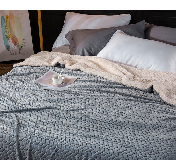 750灰色毛毯_09