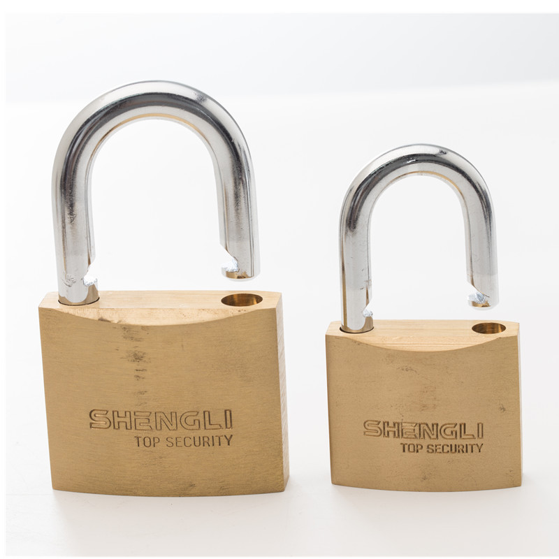 Factory direct supply of Shengli brand thick copper padlocks, copper pins, copper tongues, copper cores, warehouse door locks, waterproof and rust-proof pic 4