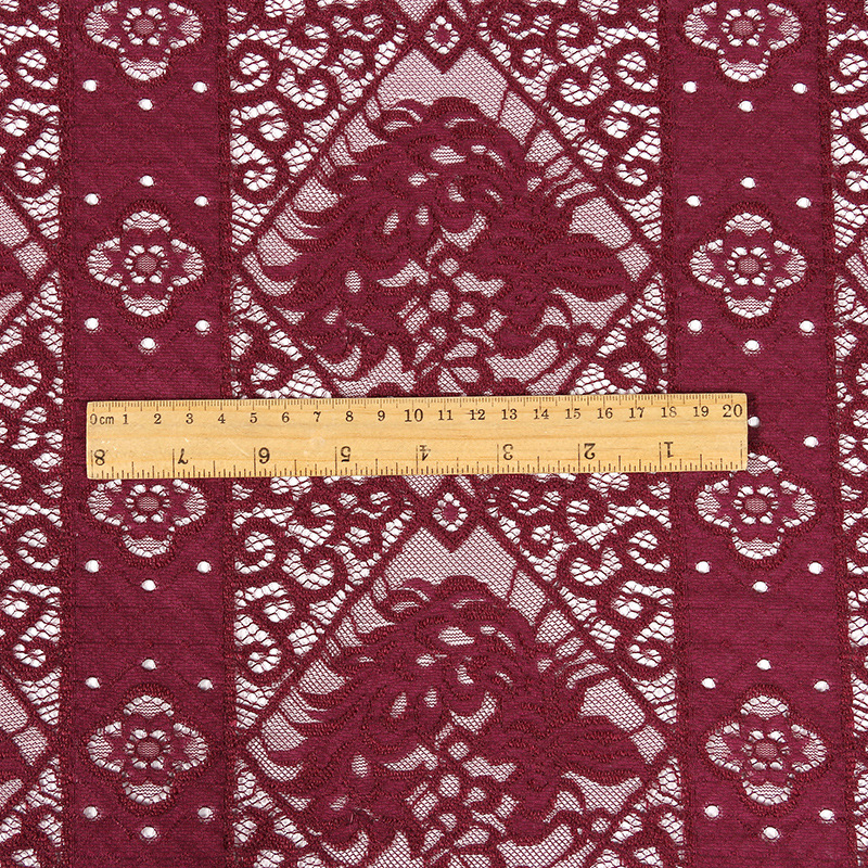 Tela brocada de algodón con encaje de hilo prensado, jacquard, para textiles del hogar, vestidos y trajes, tela roja para vestidos, venta directa del fabricante, producto nuevo.