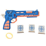 Деревянный конструктор, детская резинка, деревянная головоломка, игрушка для школьников, пистолет, 3D, детская одежда, «сделай сам»