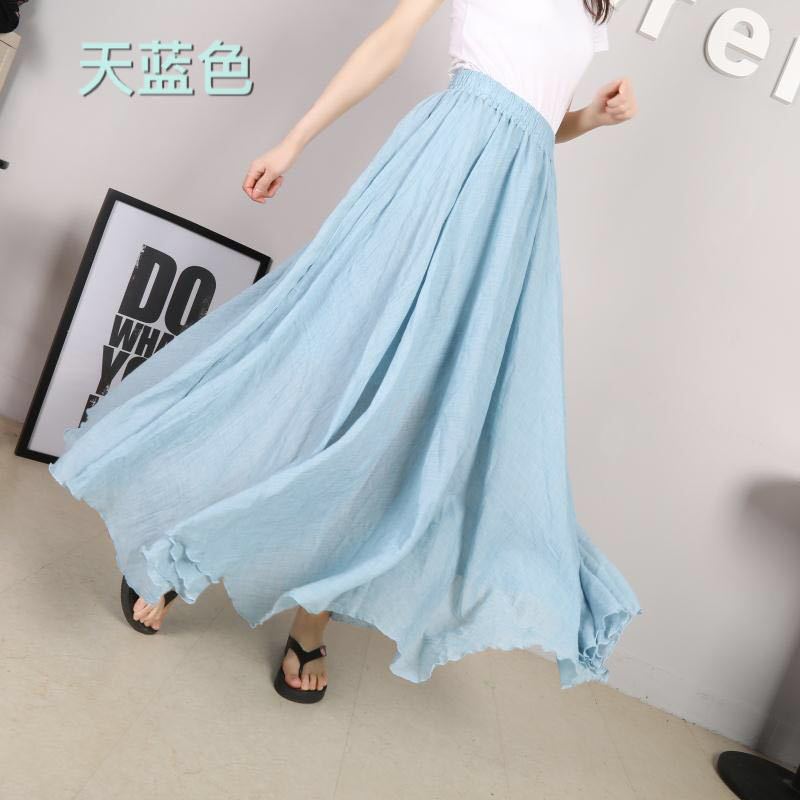 Jupe en Coton et lin - Ref 3441710 Image 19